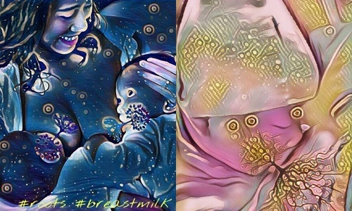 Mẹ Việt sốt trào lưu chụp ảnh sữa mẹ là mầm sống của con