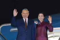 Tổng Bí thư, Chủ tịch nước Tô Lâm và Phu nhân lên đường thăm cấp Nhà nước đến Trung Quốc