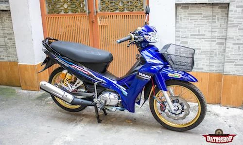 "Xế cỏ" Yamaha Sirius độ khủng của dân chơi Sài Gòn