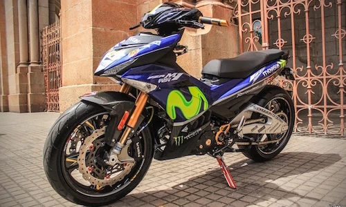 Yamaha Exciter 135 độ mâm “siêu khủng” tại Sài Gòn