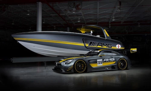 Mercedes ra mắt du thuyền phong cách xe đua AMG GT3