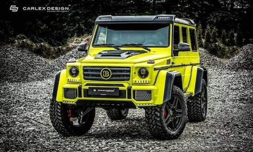 “Phượt thủ” Mercedes G500 4x4² độ siêu mạnh, siêu sang 