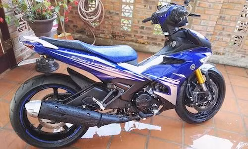 Dân chơi Huế "đập thùng" Yamaha Exciter 150 thay chân khủng
