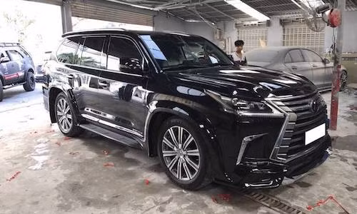 Thợ Việt độ SUV Lexus LX570 với bodykit thửa