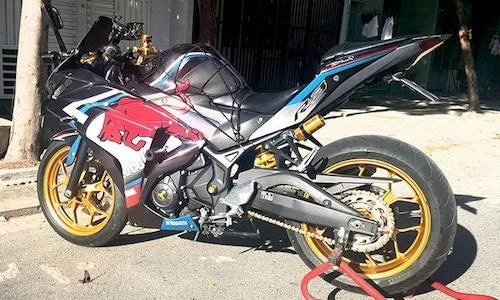 Môtô sportbike Yamaha R3 “độ khủng” của dân chơi Đà Nẵng