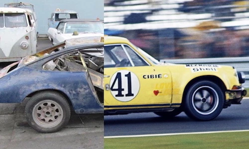 “Xế nát” Porsche 911 hồi sinh thành siêu xe đua triệu đô