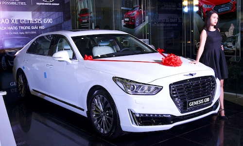 "Soi" xế sang Hàn Quốc - Genesis G90 tại Việt Nam