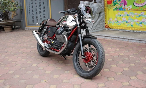 Cận cảnh "hàng nóng" Moto Guzzi giá 600 triệu tại Hà Nội