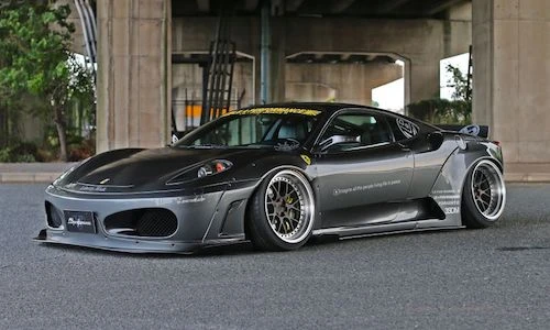Siêu xe Ferrari F430 độ widebody Liberty Walk “siêu khủng”