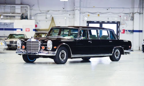 Cận cảnh “xe nguyên thủ" Mercedes 600 Pullman trị giá triệu đô