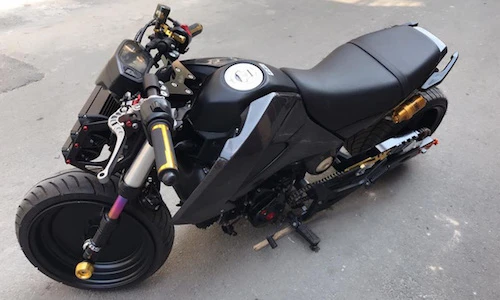 Ngắm Honda MSX125 "bánh bèo" siêu khủng tại VN