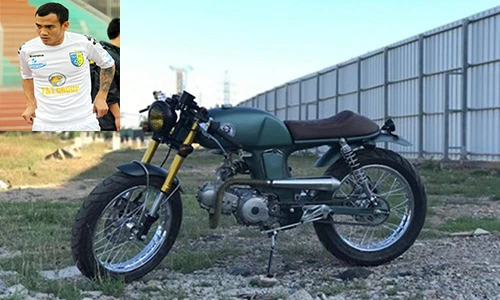 Honda 67 cafe racer "hàng thửa" của cầu thủ Nguyễn Đại Đồng