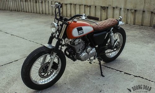 Thợ Việt độ Suzuki EN150A thành tracker siêu cá tính