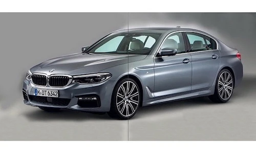 BMW 5 Series 2017 lộ hình “không che” trước giờ G