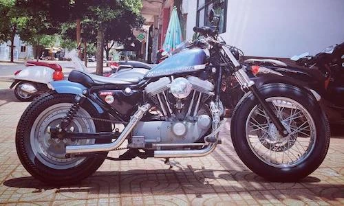 Dân chơi Đắk Lắk độ Harley-Davidson 883 "siêu chất"