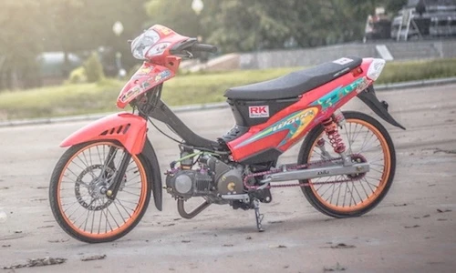 Honda Wave 125 độ drag kiểng, nội công “siêu khủng”