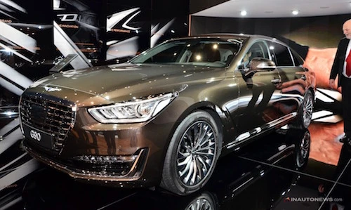 Xe sang Hyundai Genesis sắp “trình làng” thị trường Việt