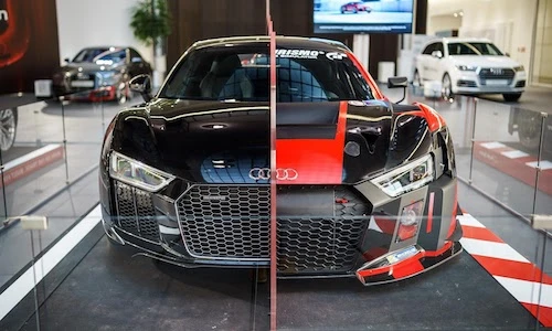Siêu xe Audi R8 “cưa đôi” có 1 không 2 trên Thế giới