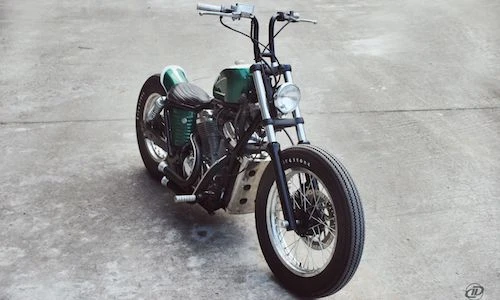 Dân chơi Hà Nội "nổi loạn" với Honda Steed Brat Bob