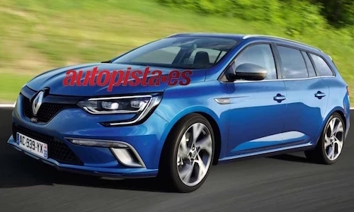 Renault “ém hàng” Megane Sport Tourer trước Geneva 2016