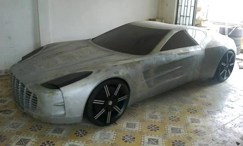 Người Việt tự chế tạo "siêu xe" Aston Martin One-77