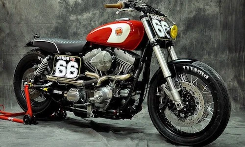 Harley-Davidson Dyna “lột xác” môtô tracker đường phố