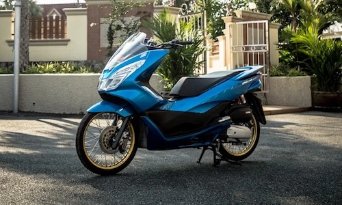 Xe ga Honda PCX độ nội công “khủng” tại Thái Lan