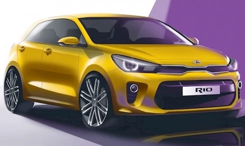 Kia tung hình "nhá hàng" xe cỡ nhỏ Rio thế hệ mới