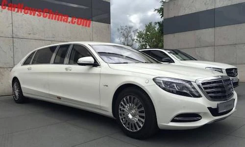 Siêu xe sang Mercedes-Maybach S600 Pullman lộ diện