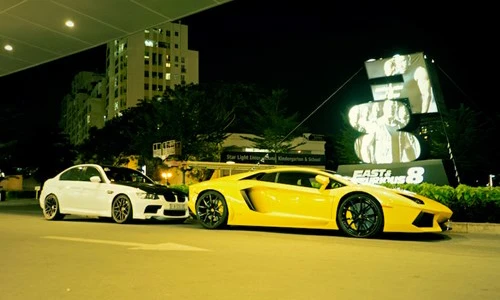 Dân chơi siêu xe Sài Gòn "rồng rắn" xem Fast & Furious 8