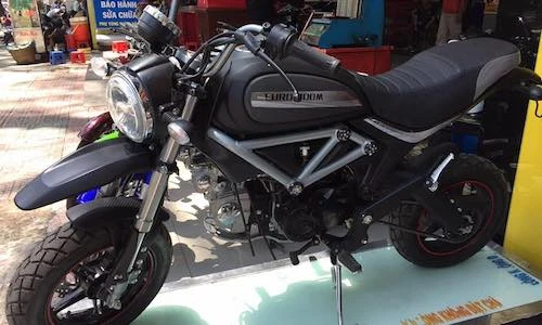 Xe máy “Tàu” nhái Ducati Scrambler giá 36 triệu tại VN