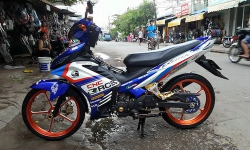 Yamaha Exciter 135 độ kiểng "đình đám” tại An Giang