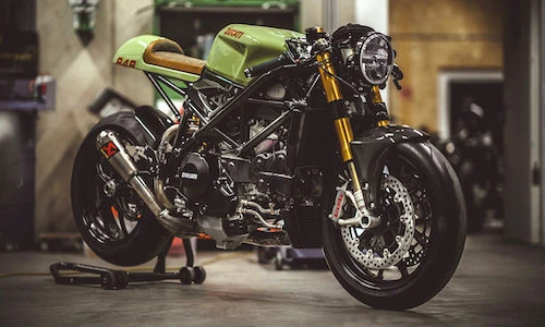 Siêu môtô Ducati 848 Evo “lột xác” cafe racer cực độc