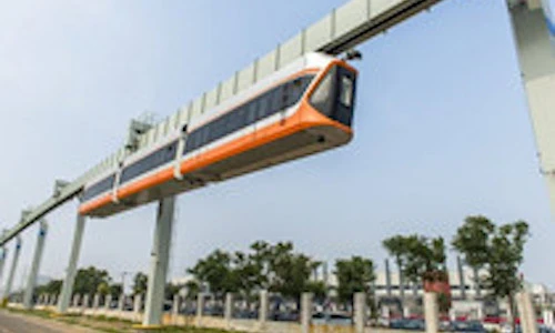 Tàu điện treo chạy nhanh nhất Trung Quốc trình làng 