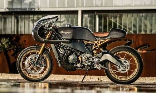 Siêu môtô Aprilia RSV 1000 “lột xác” cafe racer 