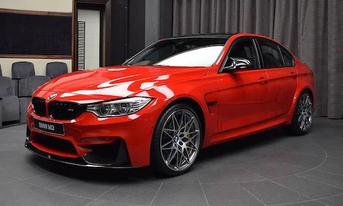 Đại gia Ả Rập “thửa” BMW M3 với màu áo Ferrari