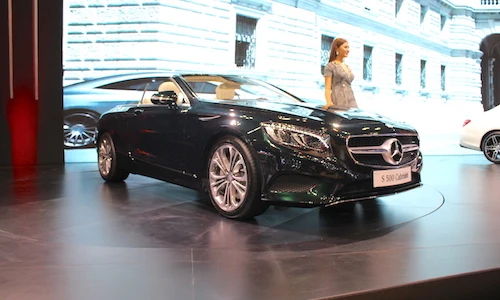 Mui trần Mercedes S500 Cabriolet giá 10,8 tỷ đồng tại VN