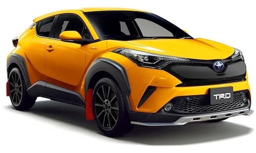 Toyota C-HR giá từ 500 triệu có bản độ chính hãng