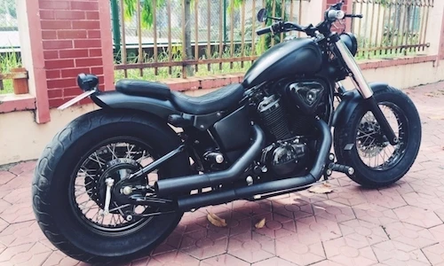 Honda Steed 400 bobber “bánh bèo” siêu chất tại Sài Gòn