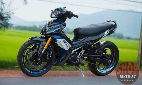 Dân chơi xứ Nghệ độ “chân khủng” cho Yamaha Exciter 135 