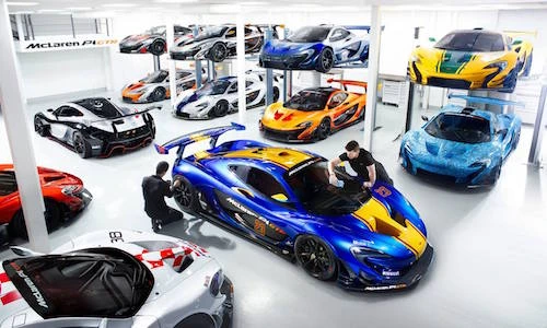 “Đột nhập” gara siêu xe đua McLaren P1 GTR 820 tỷ