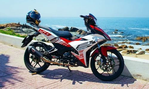Yamaha Exciter 150 “biển khủng, độ chất” tại Vũng Tàu