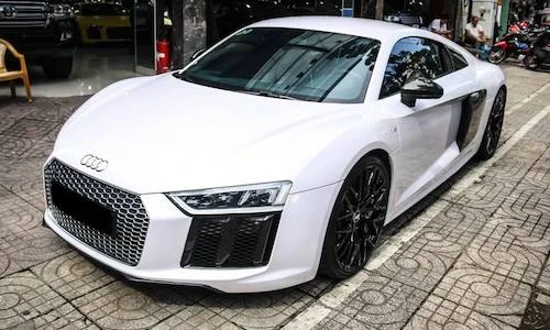 Audi R8 Plus giá 11,5 tỷ "trắng Ngọc Trinh" tại Việt Nam