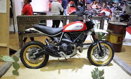 Cận cảnh Ducati Scrambler Desert Sled giá 429 triệu đồng
