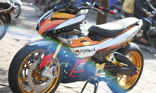 Yamaha Exciter 150 độ “mông to” siêu khủng ở Hà Nội