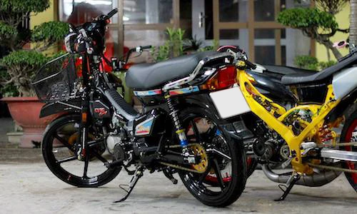 Honda Dream II Thái Lan độ “siêu ấn tượng” ở Sài Gòn