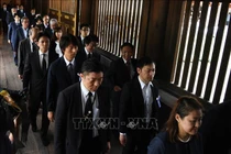 Nhóm cả trăm nghị sĩ Nhật tới viếng Đền Yasukuni