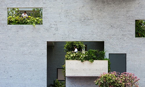 Căn nhà xếp khối siêu lạ mắt ở Sài Gòn