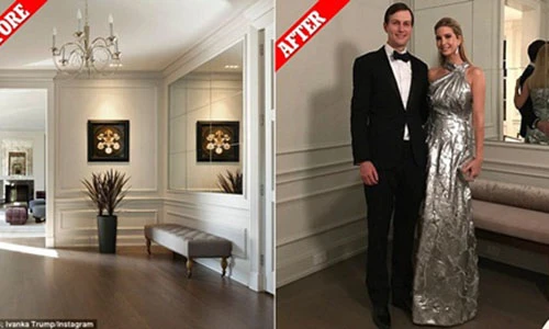 Con gái ông Donald Trump “hô biến” ngôi nhà 120 tỷ