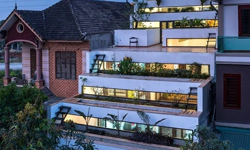 Nhà bậc thang có một không hai ở Hà Tĩnh